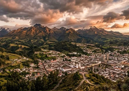 Scenic view of the Andes mountains featured in this Ecuador travel guide