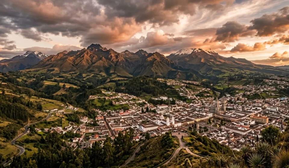 Scenic view of the Andes mountains featured in this Ecuador travel guide