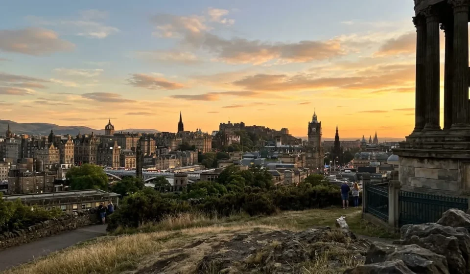 Free Things to Do in Edinburgh: A Walkable Guide Free things to do in Edinburgh: skyline view from Calton Hill