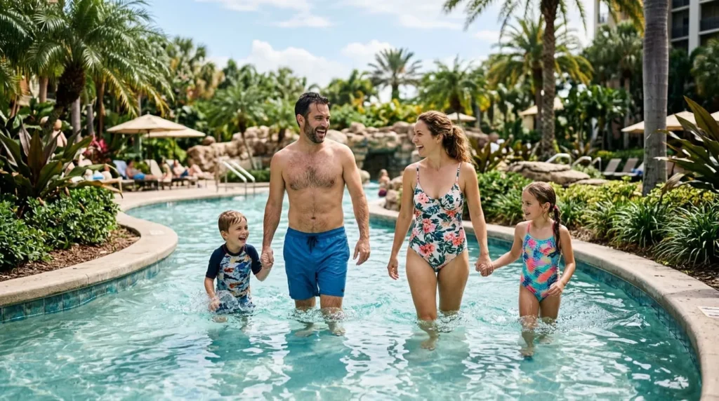 Family-friendly best Cancun resorts with a swim-up pool