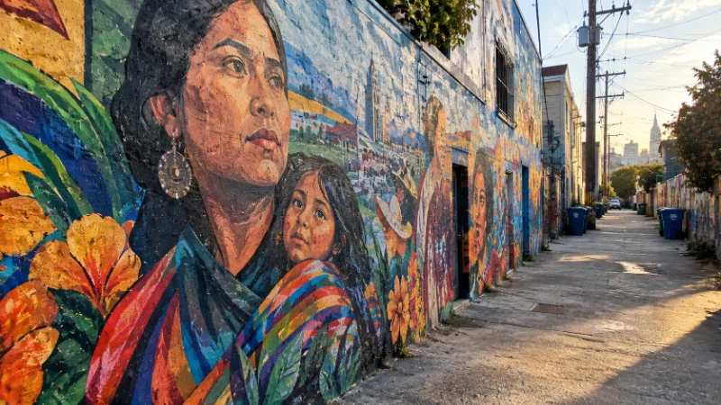 What to do in San Francisco - murals in the Mission District's Balmy Alley