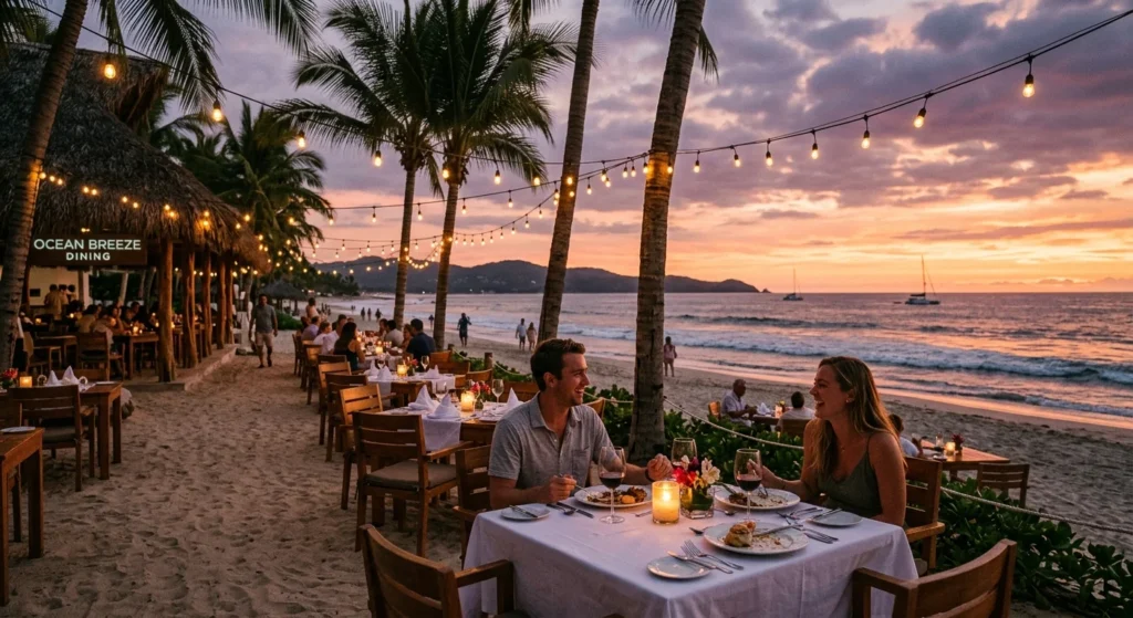 sunset dinner at all inclusive resorts in Mexico Puerto Vallarta