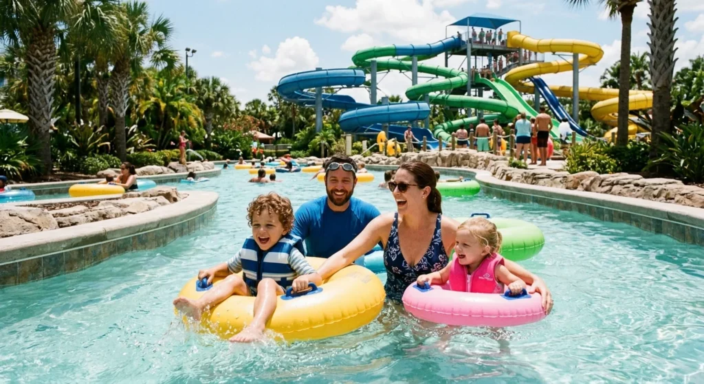 family at all inclusive resorts in Mexico water park
