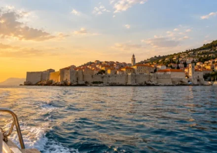 what to do in Croatia coastal old town view from the sea
