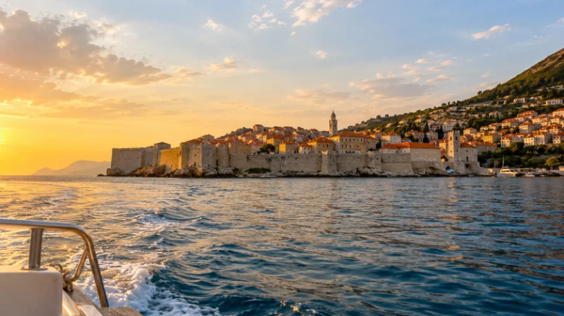 what to do in Croatia coastal old town view from the sea