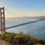 What to do in San Francisco - view of the Golden Gate Bridge from a hiking trail